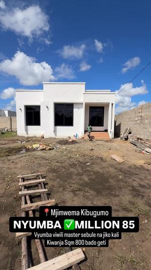 2 Bedrooms House for Sale in Kigamboni, Dar Es Salaam (800 sqm)