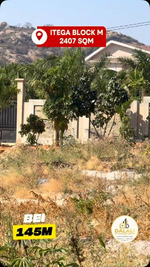 Kiwanja kinauzwa Itega, Dodoma sqm 2407 Kiwanja kinauzwa Itega, Dodoma sqm 2407
