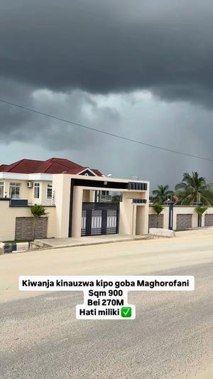 Kiwanja kinauzwa Goba Maghorofani, Dar Es Salaam sqm 900