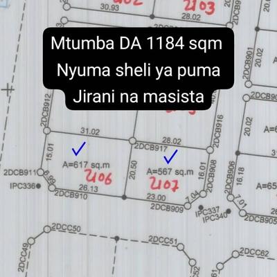 Kiwanja (Residential/Commercial) kinauzwa Mtumba Mji Wa Serikali, Dodoma (1184 sqm)