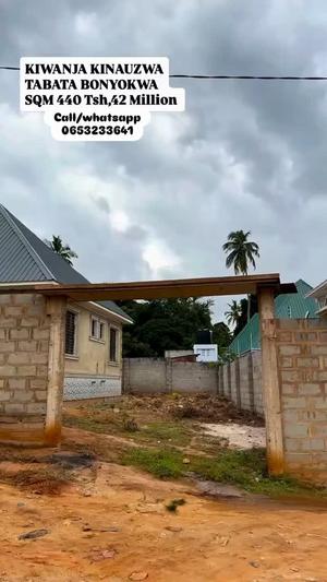 Kiwanja kinauzwa Tabata Bonyokwa Mwisho, Dar Es Salaam sqm 440 Kiwanja kinauzwa Tabata Bonyokwa Mwisho, Dar Es Salaam sqm 440