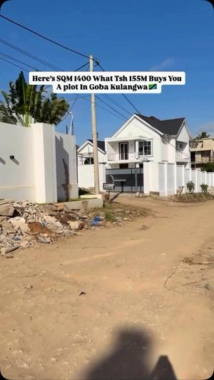 Plot for sale in Goba Kulangwa, Dar Es Salaam sqm 1400 Plot for sale in Goba Kulangwa, Dar Es Salaam sqm 1400