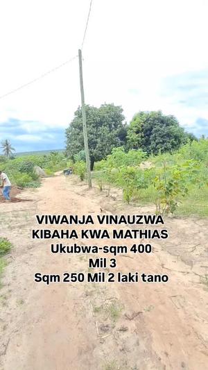 Residential Plots for Sale in Kibaha Kwa Mathias, Pwani