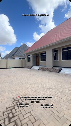Nyumba ya vyumba viwili inapangishwa Kisiwani, Dar Es Salaam