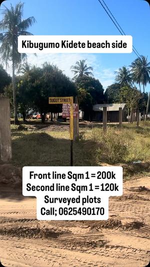 Beach Plots zinazouzwa Kigamboni Kibugumo Kidete, Dar Es Salaam (1500 sqm) Beach Plots zinazouzwa Kigamboni Kibugumo Kidete, Dar Es Salaam (1500 sqm)