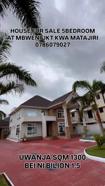 6 Bedrooms House for Sale in Mbweni JKT, Dar Es Salaam (1300 sqm)