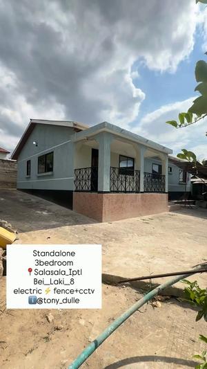 Nyumba ya vyumba vitatu inapangishwa Salasala Iptl, Dar Es Salaam