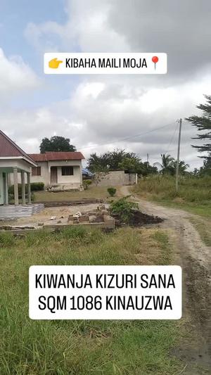 Kiwanja kinauzwa Kibaha Maili Moja, Pwani sqm 1086 Kiwanja kinauzwa Kibaha Maili Moja, Pwani sqm 1086