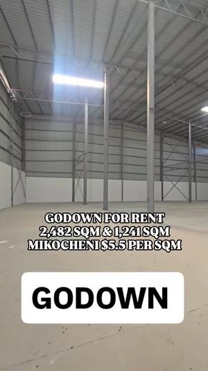 Godauni, Ghala inapangishwa Mikocheni, Dar Es Salaam (2482 sqm)