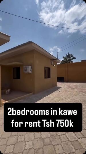 Apartment ya vyumba viwili inapangishwa Kawe, Dar Es Salaam