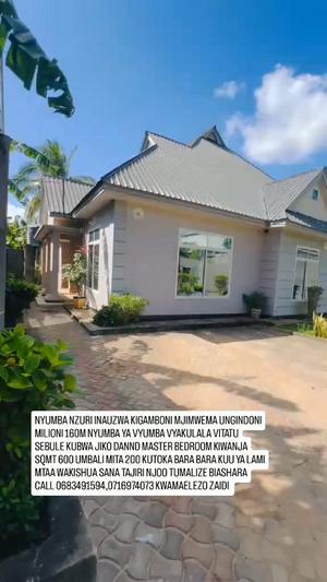3 Bedrooms House for Sale in Mjimwema, Dar Es Salaam (600 sqm)