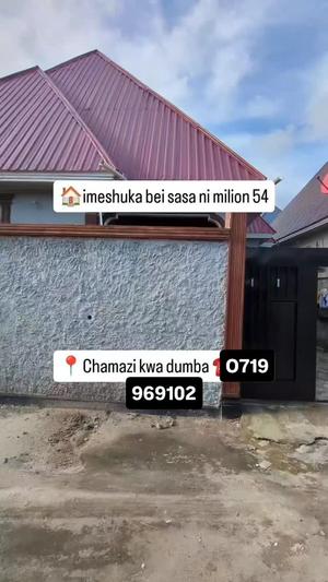 Nyumba ya vyumba vitatu inauzwa Mbagala Chamazi, Dar Es Salaam