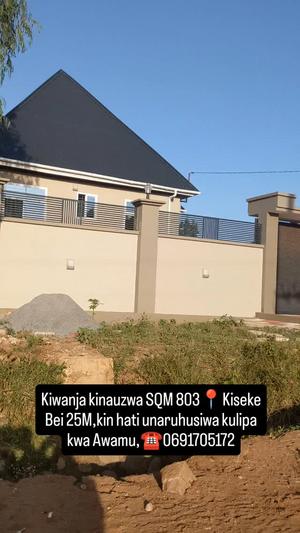 Plot for sale in Kiseke, Mwanza sqm 803 Plot for sale in Kiseke, Mwanza sqm 803