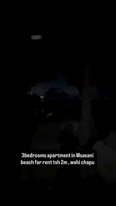 Apartment ya vyumba vitatu inapangishwa Msasani Beach, Dar Es Salaam