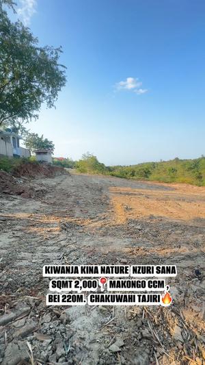 Residential Plot for Sale in Makongo Ccm, Dar Es Salaam (2000 sqm)
