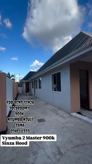 Nyumba ya vyumba viwili inapangishwa Sinza, Dar Es Salaam