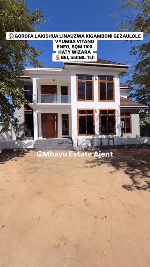 Nyumba ya vyumba vitano inauzwa Gezaulole, Dar Es Salaam (1100 sqm)
