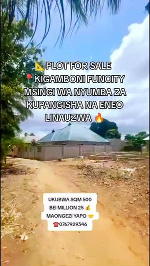 Residential Plot for Sale in Kigamboni Funcity, Dar Es Salaam (500 sqm) Residential Plot for Sale in Kigamboni Funcity, Dar Es Salaam (500 sqm)