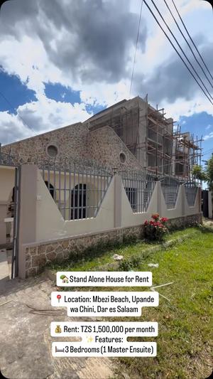 3 Bedrooms House for Rent in Mbezi Beach, Dar Es Salaam