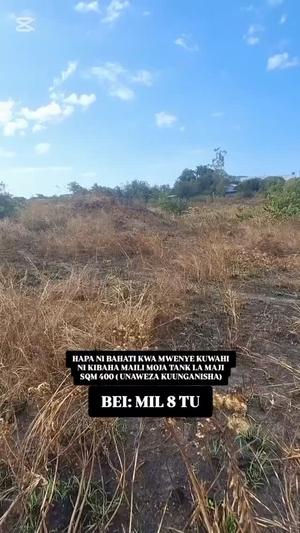 Plot for sale in Kibaha Maili Moja, Pwani sqm 400 Plot for sale in Kibaha Maili Moja, Pwani sqm 400