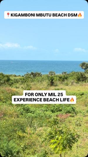 Beach Plots for Sale in Mbutu Beach, Kigamboni, Dar Es Salaam (500 sqm)