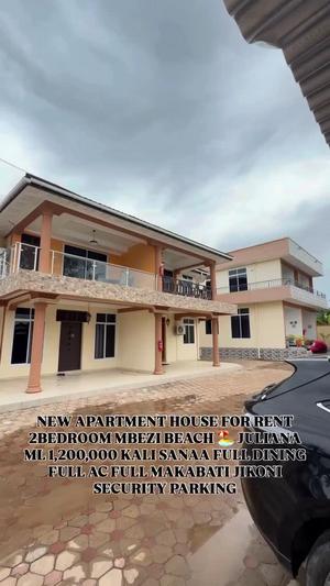 Apartment ya vyumba viwili inapangishwa Mbezi Beach, Juliana, Dar Es Salaam