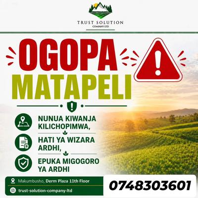 Plots for sale in Kimbiji, Dar Es Salaam