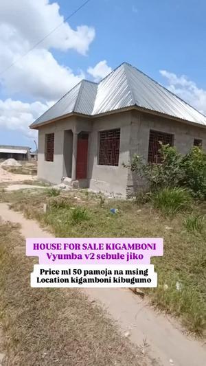 Nyumba ya vyumba viwili inauzwa Kigamboni Kibugumo, Dar Es Salaam (400 sqm) Nyumba ya vyumba viwili inauzwa Kigamboni Kibugumo, Dar Es Salaam (400 sqm)