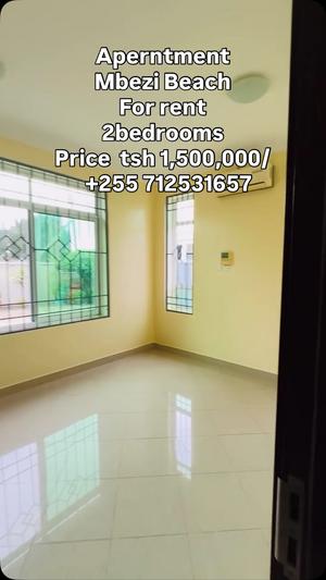 Apartment ya vyumba viwili inapangishwa Mbezi Beach, Dar Es Salaam Apartment ya vyumba viwili inapangishwa Mbezi Beach, Dar Es Salaam