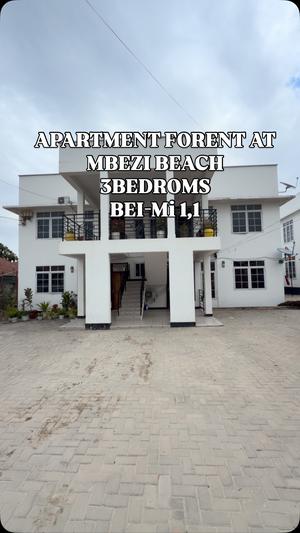 Apartment ya vyumba vitatu inapangishwa Mbezi Beach, Dar Es Salaam Apartment ya vyumba vitatu inapangishwa Mbezi Beach, Dar Es Salaam