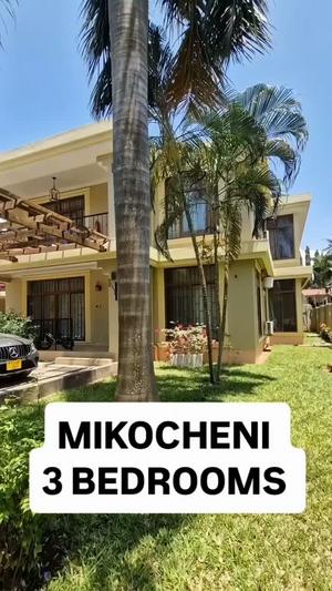Apartment ya vyumba vitatu inapangishwa Mikocheni, Dar Es Salaam