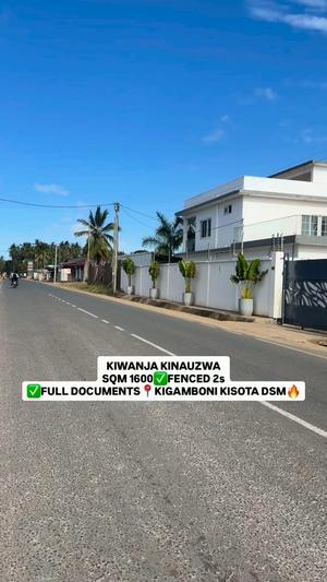 Kiwanja (Residential/Commercial) kinauzwa Kigamboni Kisarawe, Dar Es Salaam (1600 sqm) Kiwanja (Residential/Commercial) kinauzwa Kigamboni Kisarawe, Dar Es Salaam (1600 sqm)