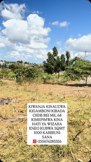 Residential Plot for Sale in Kigamboni Kibada, Dar Es Salaam (1000 sqm)