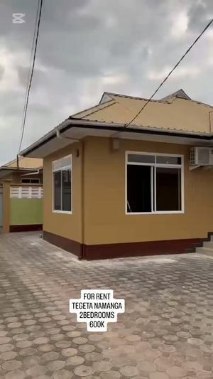 Nyumba ya vyumba viwili inapangishwa Tegeta Namanga, Dar Es Salaam