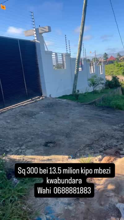 Kiwanja kinauzwa Mbezi Kwabundara, Dar Es Salaam sqm 300 Kiwanja kinauzwa Mbezi Kwabundara, Dar Es Salaam sqm 300