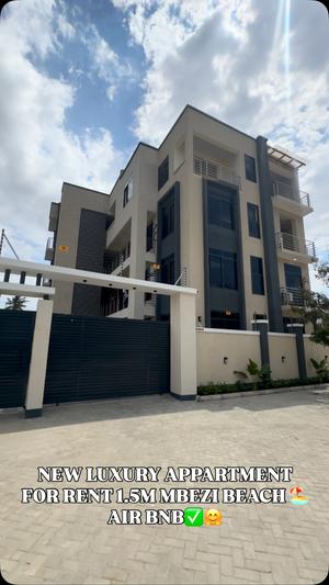 Apartment ya vyumba viwili inapangishwa Mbezi Beach Kwa Zena, Dar Es Salaam