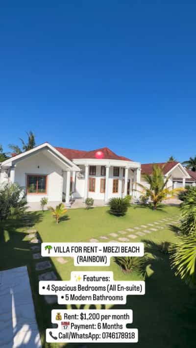 Villa ya vyumba vinne inapangishwa Mbezi Beach – Rainbow, Dar Es Salaam