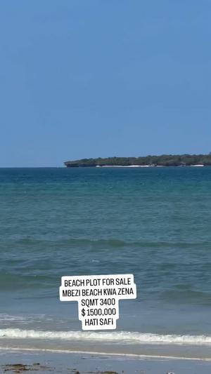 Kiwanja kinauzwa Mbezi Beach Kwazena, Dar Es Salaam (3400 sqm) Kiwanja kinauzwa Mbezi Beach Kwazena, Dar Es Salaam (3400 sqm)