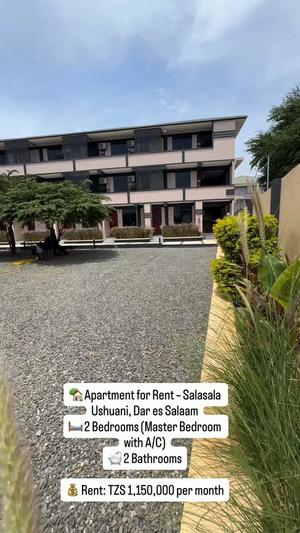 2 Bedrooms Apartment for Rent in Salasala Ushuani, Dar Es Salaam
