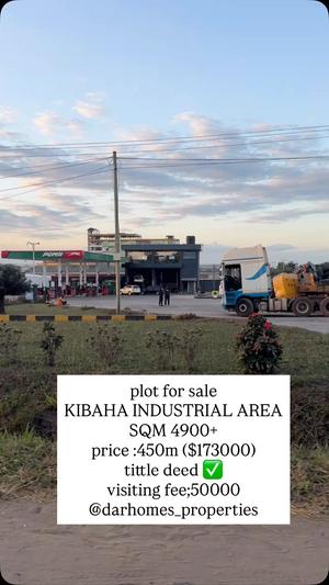 Kiwanja (Industrial Plot) inauzwa Kibaha Industrial Area, Pwani (4900 sqm) Kiwanja (Industrial Plot) inauzwa Kibaha Industrial Area, Pwani (4900 sqm)