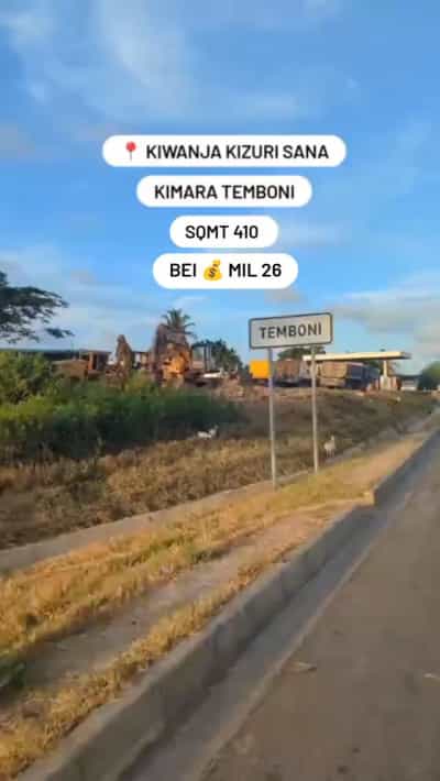 Kiwanja kinauzwa Kimara Temboni, Dar Es Salaam (820 sqm)