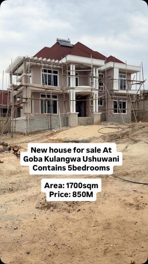 Nyumba ya vyumba vitano inauzwa Goba Kulangwa Ushuwani, Dar Es Salaam (1700 sqm) Nyumba ya vyumba vitano inauzwa Goba Kulangwa Ushuwani, Dar Es Salaam (1700 sqm)