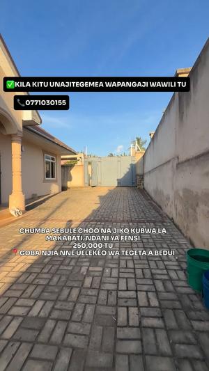 Nyumba ya chumba kimoja inapangishwa Goba Njia Nne, Dar Es Salaam