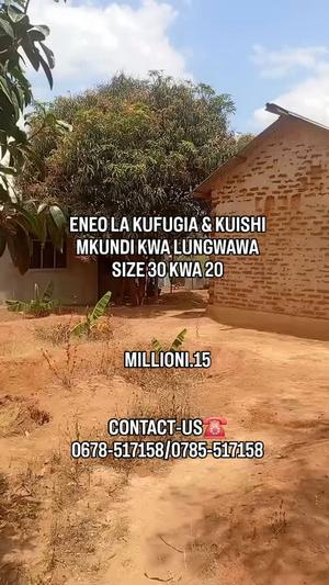 Kiwanja kinauzwa Mkundi Lung'waa, Morogoro (600 sqm) Kiwanja kinauzwa Mkundi Lung'waa, Morogoro (600 sqm)