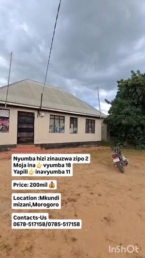 Nyumba inauzwa Mkundi Mizani, Morogoro