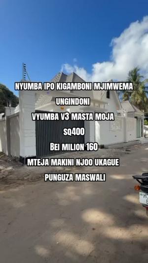 3 Bedrooms House for Sale in Kigamboni Mjimwema, Dar Es Salaam (400 sqm) 3 Bedrooms House for Sale in Kigamboni Mjimwema, Dar Es Salaam (400 sqm)