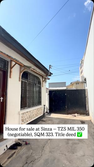 House for Sale in Sinza, Dar Es Salaam (323 sqm)