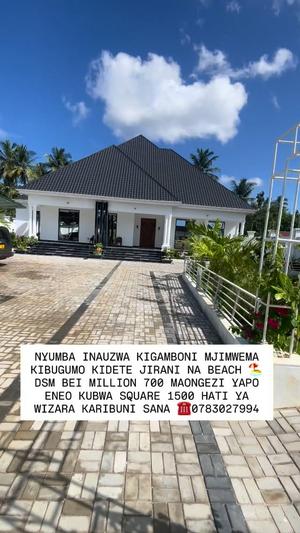 Nyumba inauzwa Mjimwema Kibugumo Kidete, Dar Es Salaam (1500 sqm)