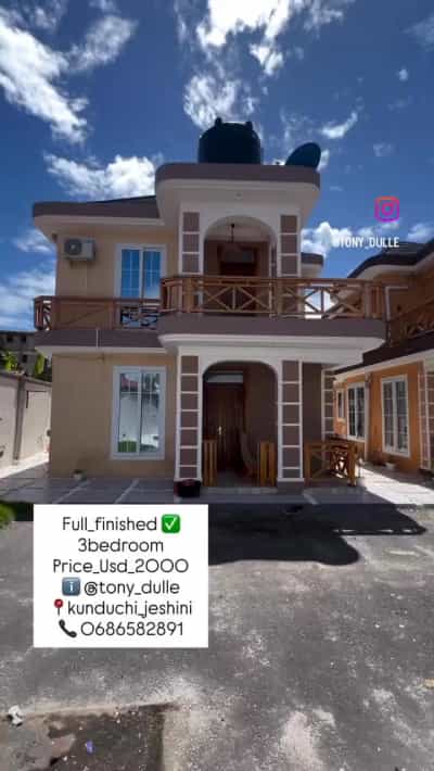 Apartment ya vyumba vitatu inapangishwa Kunduchi Jeshini, Dar Es Salaam