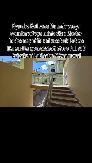 Nyumba ya vyumba vitatu inapangishwa Mbezi Beach, Dar Es Salaam Nyumba ya vyumba vitatu inapangishwa Mbezi Beach, Dar Es Salaam